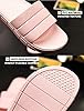 Unisex Slippers for Women/Men Non-Slip Ultralight Flat Soft Sandals Soft House Flip Flop for Indoor Home Garden Bathroom Poolside, Black, 7/7.5 UK #2
