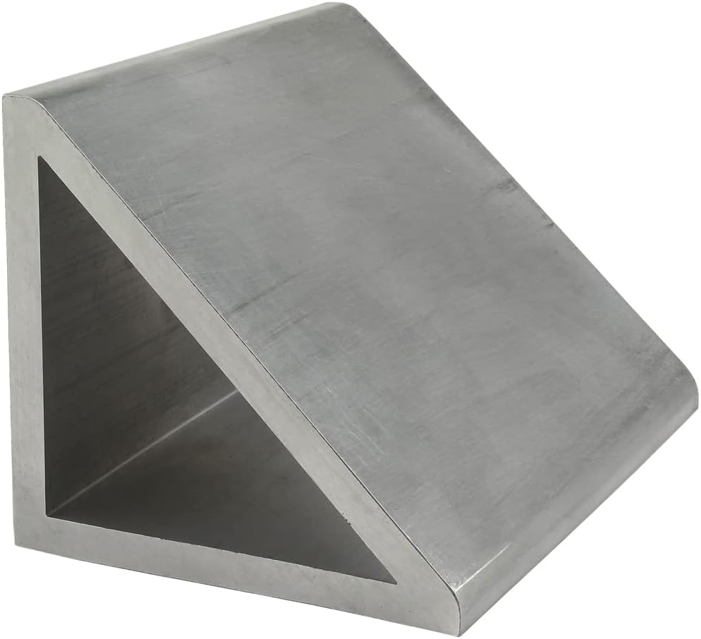 8636, Aluminum 45 Degree Gusset Angle Profile 3" x 3" x 0.25" x 12" Long