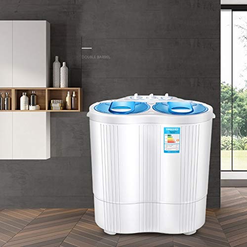 WolFum Twin Tub Portable Washer Machine Washing Machine Mini Washing Machine Washer and Dryer Mini Laundry Machine - Image 2