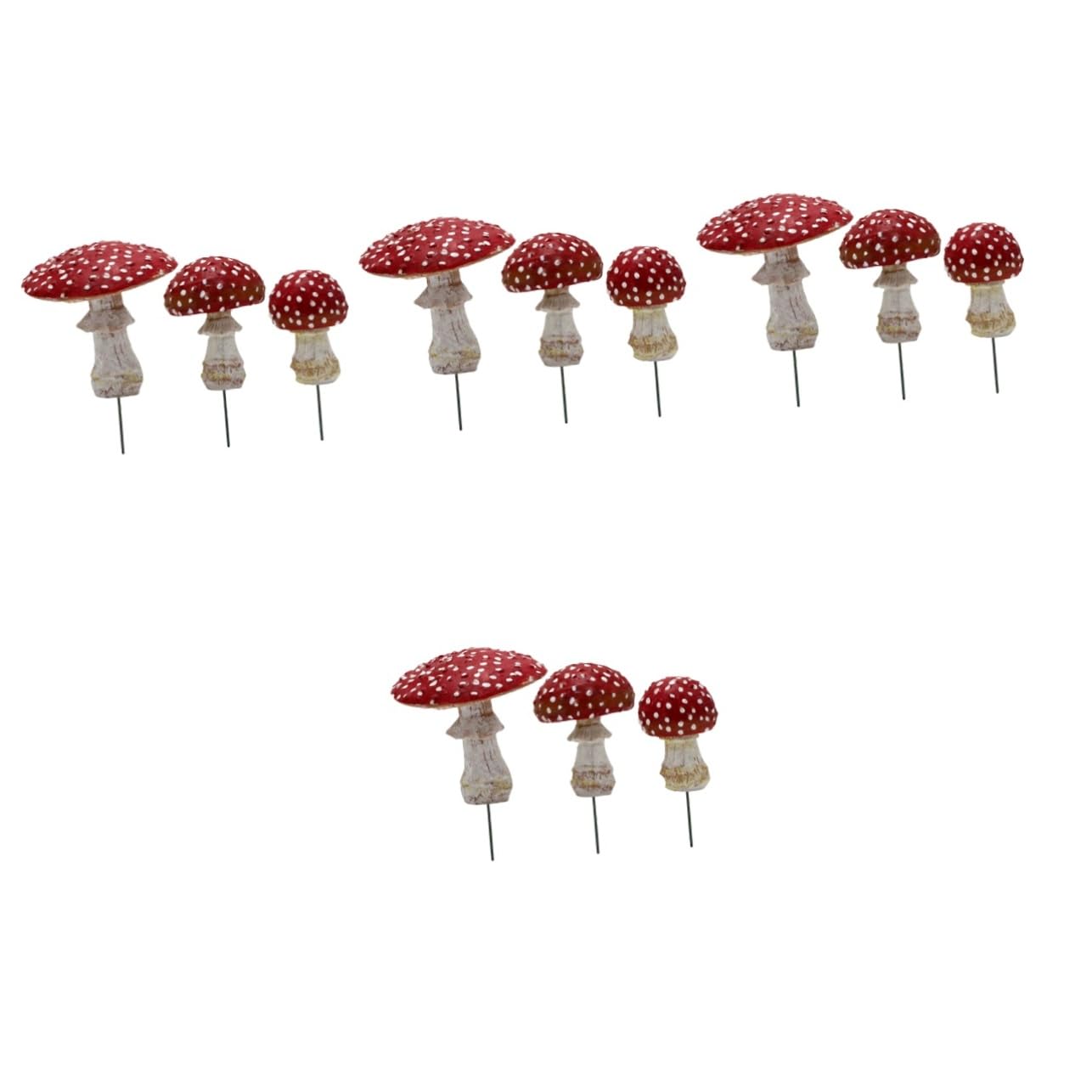 Champignons de jardin féerique pour une décoration de plantes extérieurs et intérieurs magique
