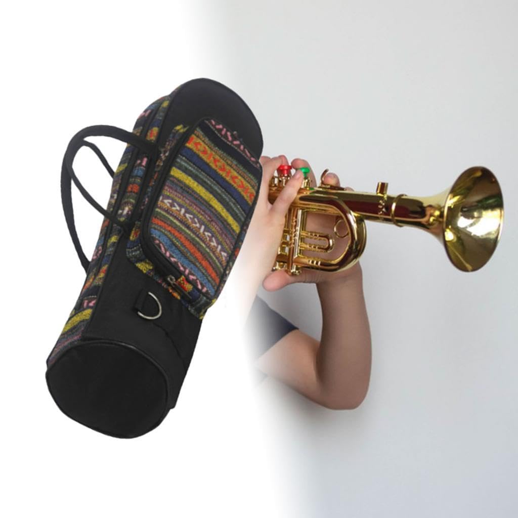 Funda para Trompeta, Estuche para, de 23,62'' con Bolsillos Y Cremallera.
