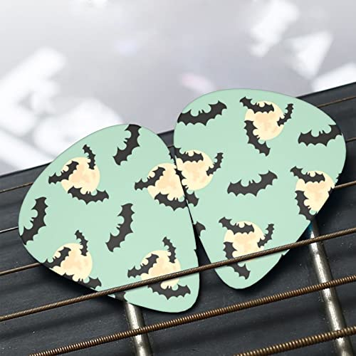 Lot de 12 médiators pour guitare basse électrique et acoustique Motif chauve-souris Lune - Les Beatles, Paul McCartney, John Lennon, RIngo Starr, George Harrison Lot de 12 médiators pour guitare basse électrique et acoustique Motif chauve-souris Lune – Image 8