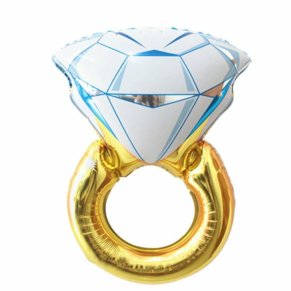 Gold Ring Foil Balloon, 73cm (2 pack)