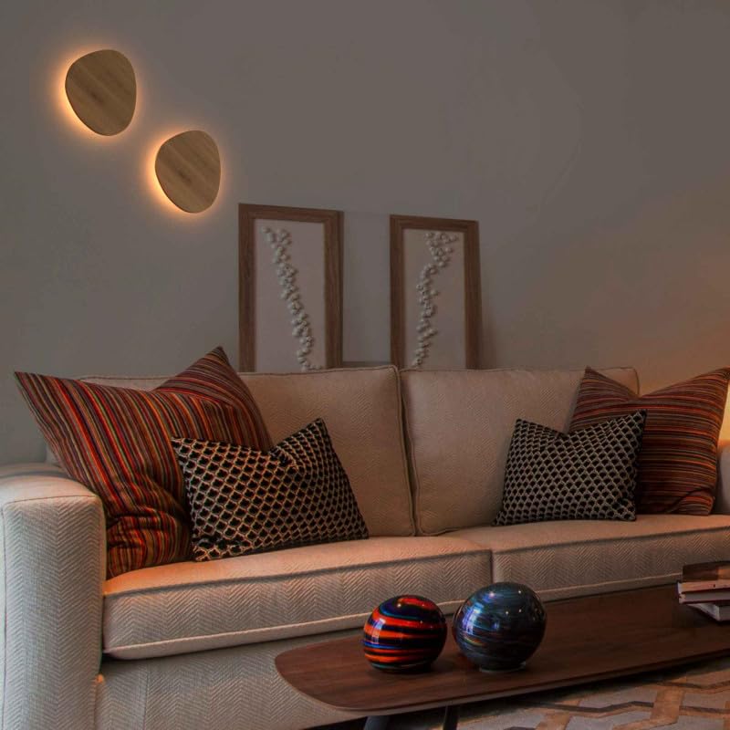 Wandlamp MÅLSELVA – Houten wandlamp met indirect licht