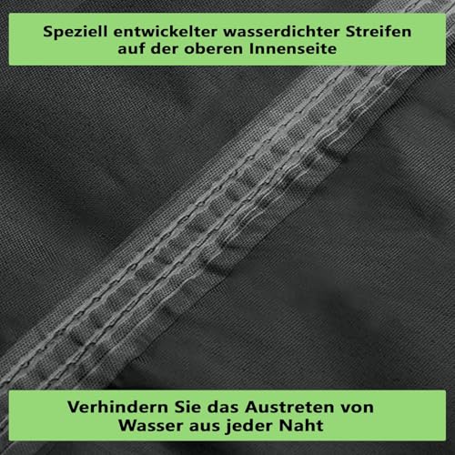 Newbob Grillabdeckung Wetterfest, Universal Grill Abdeckhaube Wasserdicht Gasgrill Abdeckung für Weber/Enders/Char Broil Serie Außenbereich Grill, 420D Oxford Robust Grill Haube(80x66x110cm)