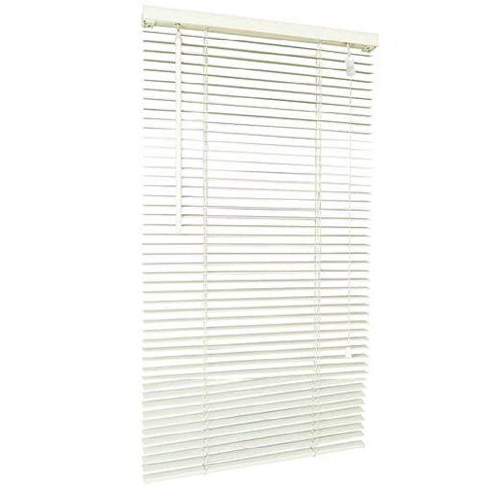 Renaissance Classic Cream Trimmable 150cm Drop (59in Height) PVC Venetian Blinds - 5 Sizes (75x150cm)