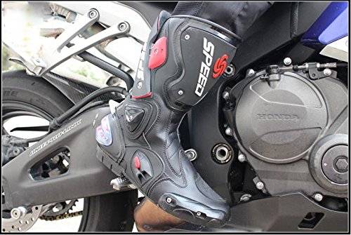Amazon.co.jp: SPEED BIKERS レーシングブーツ バイク用ブーツ メンズ