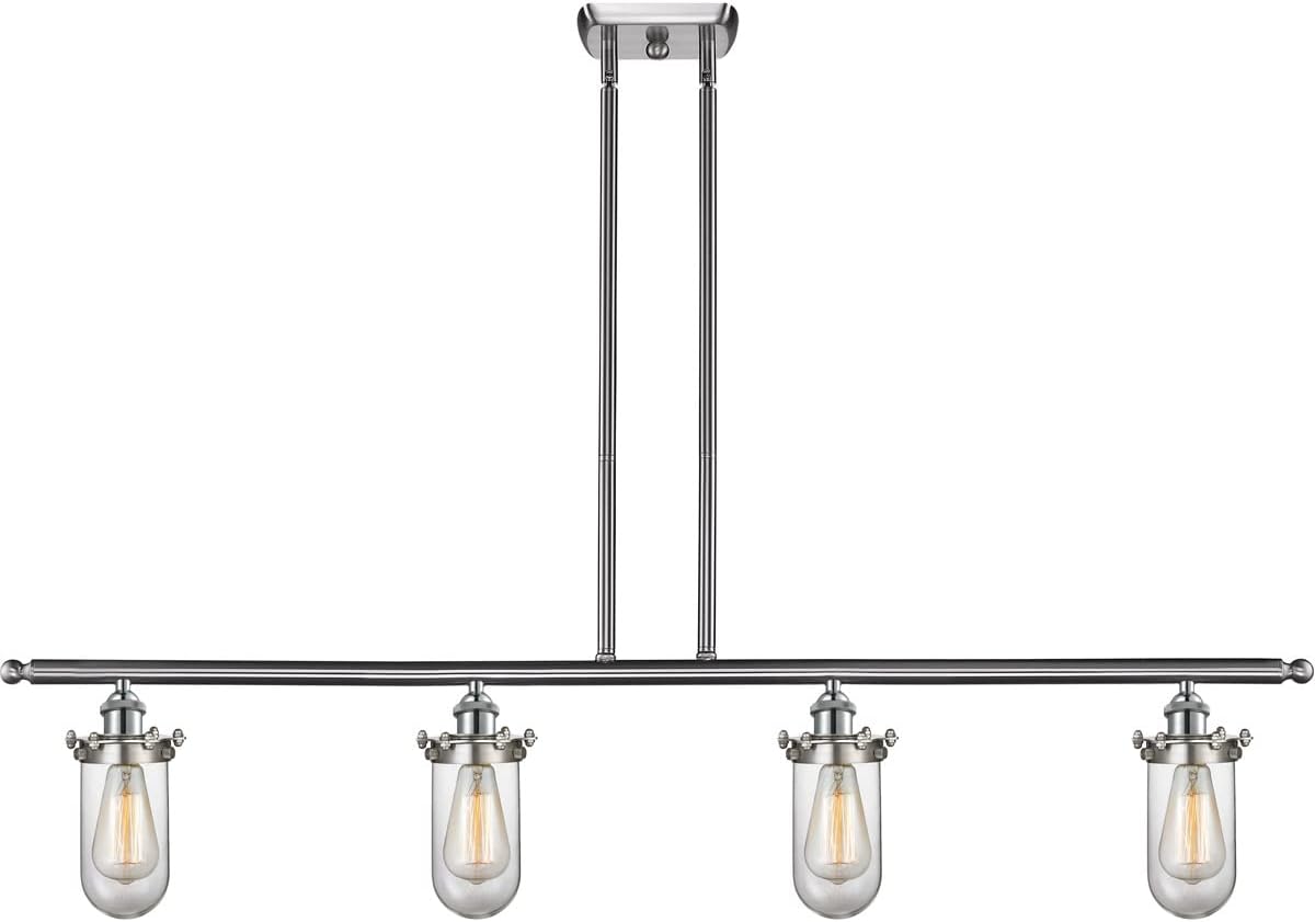 Innovations 516-4I-BK-232-CL 4 Island Light, Matte Black