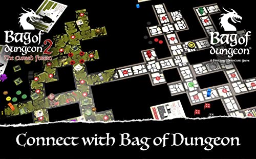 Bag Of Dungeon 2: The Cursed Forest - A Dungeons And Dragons Style Family Fantasy Adventure Board Game For 1-4 Players Ages 7 And Up #TOP7