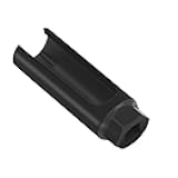 Oxygen Sensor Socket with Side Wire Cutout, 3/8 Inch Drive x 0.7 Inch (22mm) fits All Vehicle O2 Removal and Installation, 65 Mn Steel Universal Puller Oxygen Sensor Socket (Black Big)