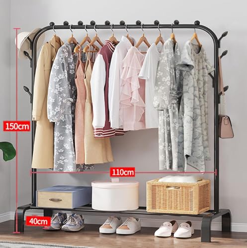 Image of Strassis Design Plastic Wardrobe for Kids-Cupboard for Clothes, Almirah for Clothes, Baby Collapsible Wardrobe, Multi-Purpose Kids Storage Rack for Home Books,Toy,Living Room -Black
