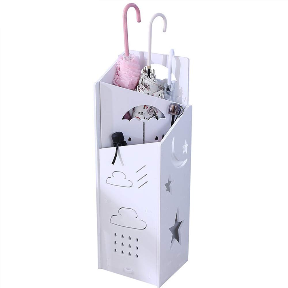 XDLEDMKIZ Home Black Umbrella Stand, Modern Design Umbrella Stand, Entryway Umbrella Stand, Detachable Drip Tray Umbrellas