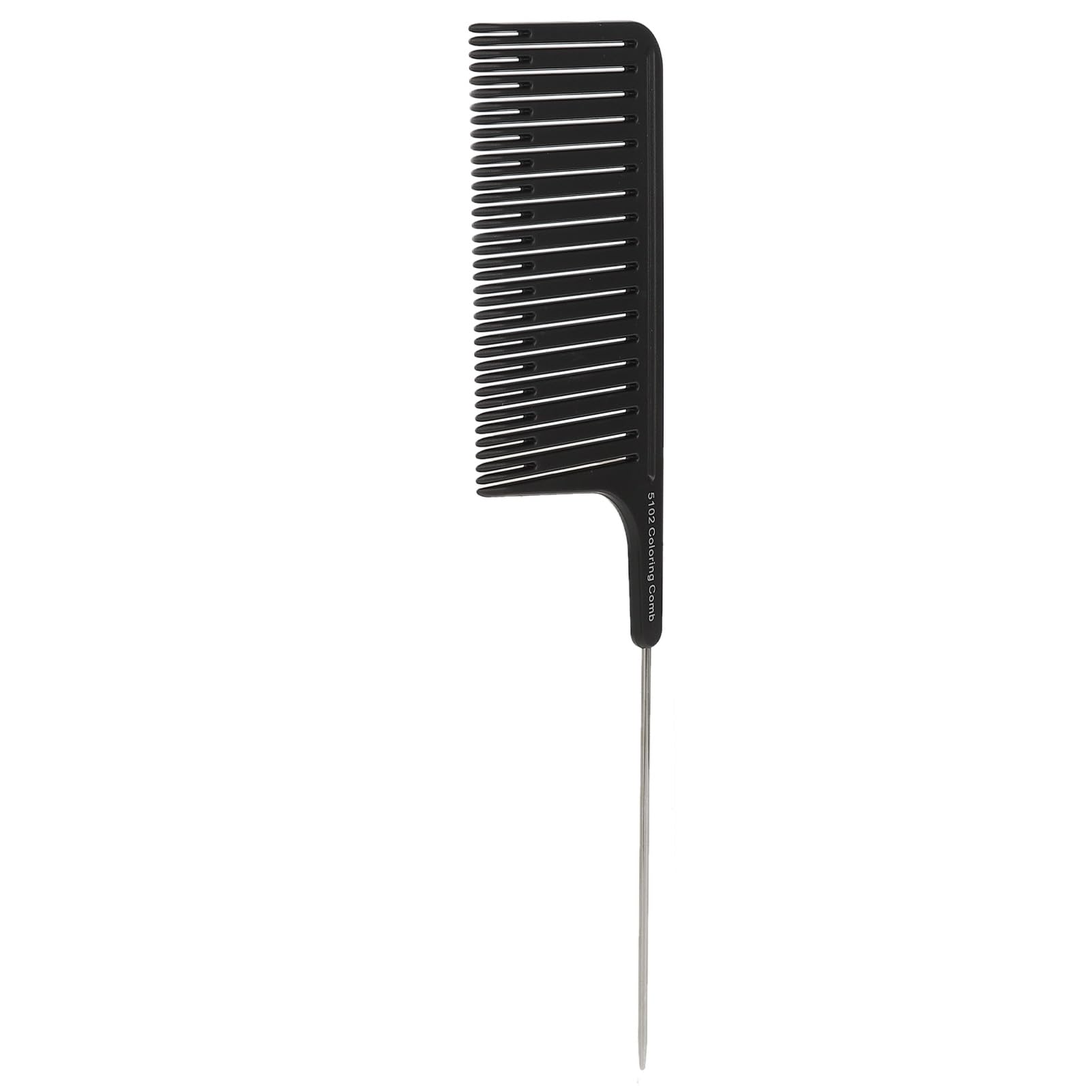 Hair Highlight Comb, Professional Hair Stylist Comb with Stainless Steel Rat Tail, Ergonomic Design, Use, Premium Material, Practical and Versatile for Home and Salon (Black) Black11