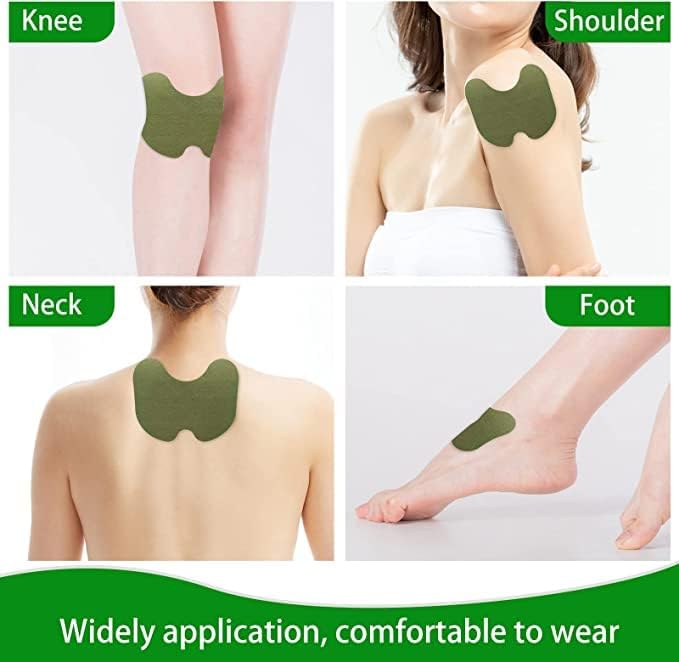 Image of VONT Herbal Knee Pain Relief Patches 40 pcs Arthritis Inflammation Patch Sticker | Instant Relief from Pain | Joint Knee Pain Relief Products Natural Wormwood Extract Patch For Knees