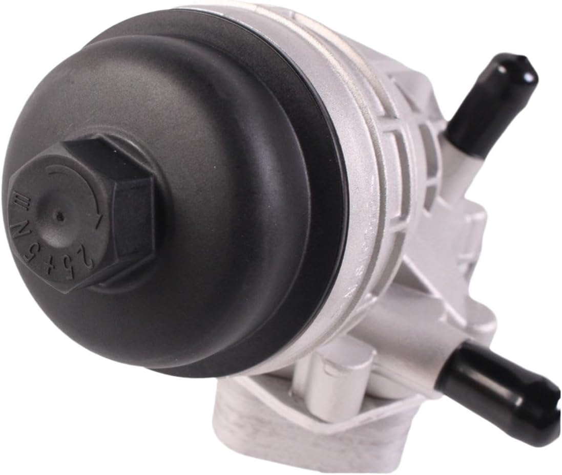 AUCERAMIC Engine Aluminium Oil Cooler Filter Housing Compatible with Mercedes-Benz A220, A35,AMG, CLA250, CLA35,AMG, GLA250, GLB250 2.0L Replace# 2701800810 2701800610