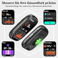 Smartwatch Damen Herren, 1.83" HD Fitnessuhr mit Telefonfunktion, Fitness Tracker mit SpO2 Pulsmesser Schlafmonitor Schrittzähler, 100+ Sportmodi Sportuhr, IP68 Wasserdicht Smart Watch für Android iOS – Ansicht 4