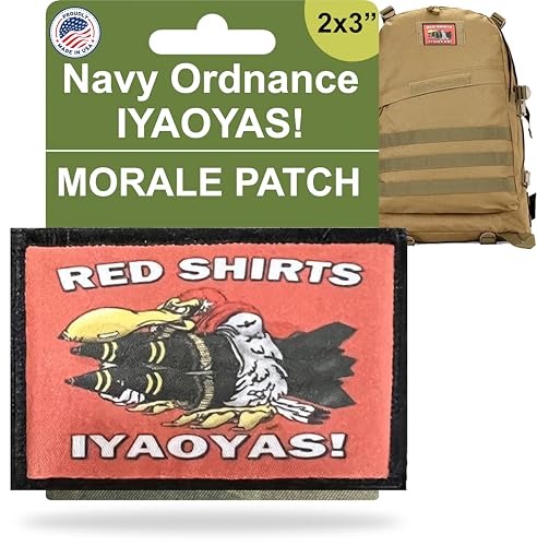 US Navy IYAOYAS Aviation Ordnance Morale Patch by RedheadedTshirts | Tactical Patch for Your Plate Carrier, Backpack, Vest, Shirt, hat or Military Gear