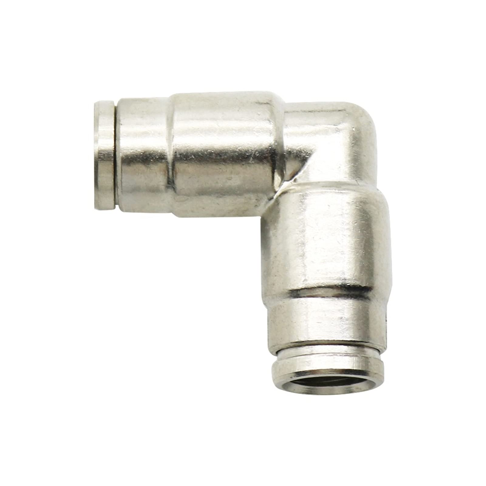 Conector de manguera de jardín 3/8 "Sistema de enfriamiento de niebla codo de acoplamiento rápido Acoplamiento de riego de invernadero agrícola Acoplamiento de tubería de jardín 10 piezas