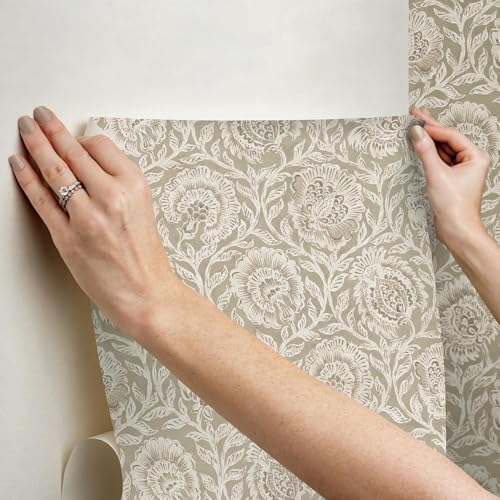 Image of Textured Vinyl Self Adhesive Wallpaper Peel and Stick Wallpaper for Wall Home Decor,Bedroom,Hotel,Wall for Living Room Drawing