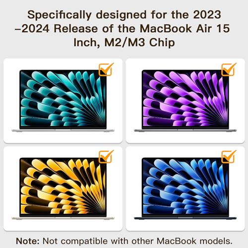 Antogoo V 153AL 2 Pack Compatible With Macbook Air 15 Inch Screen Protector (A2941,A3114, M2/M3), Anti Glare Film/Anti Scratch Matte Laptop Screen Protector thumb #5