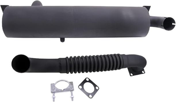Muffler & Pipe Kit 7130724 7130725 7101708 6727753 Compatible for Bobcat Loader S160 S185 S205 T180 T190