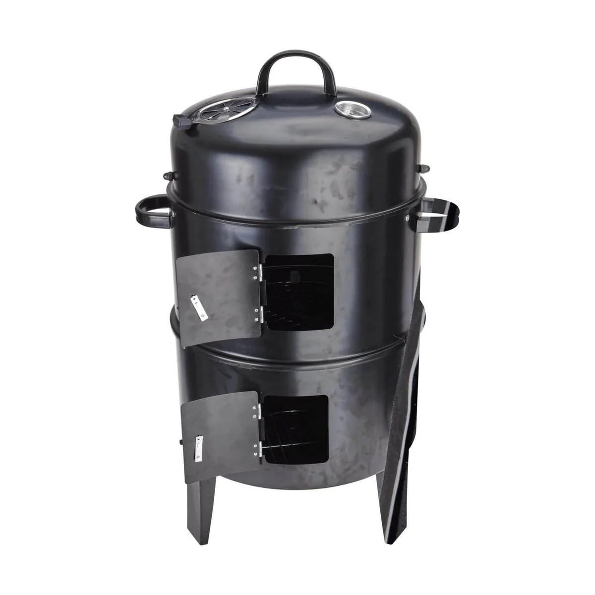 Barbacoa Barril para AHUMAR Negra Marca BBQ