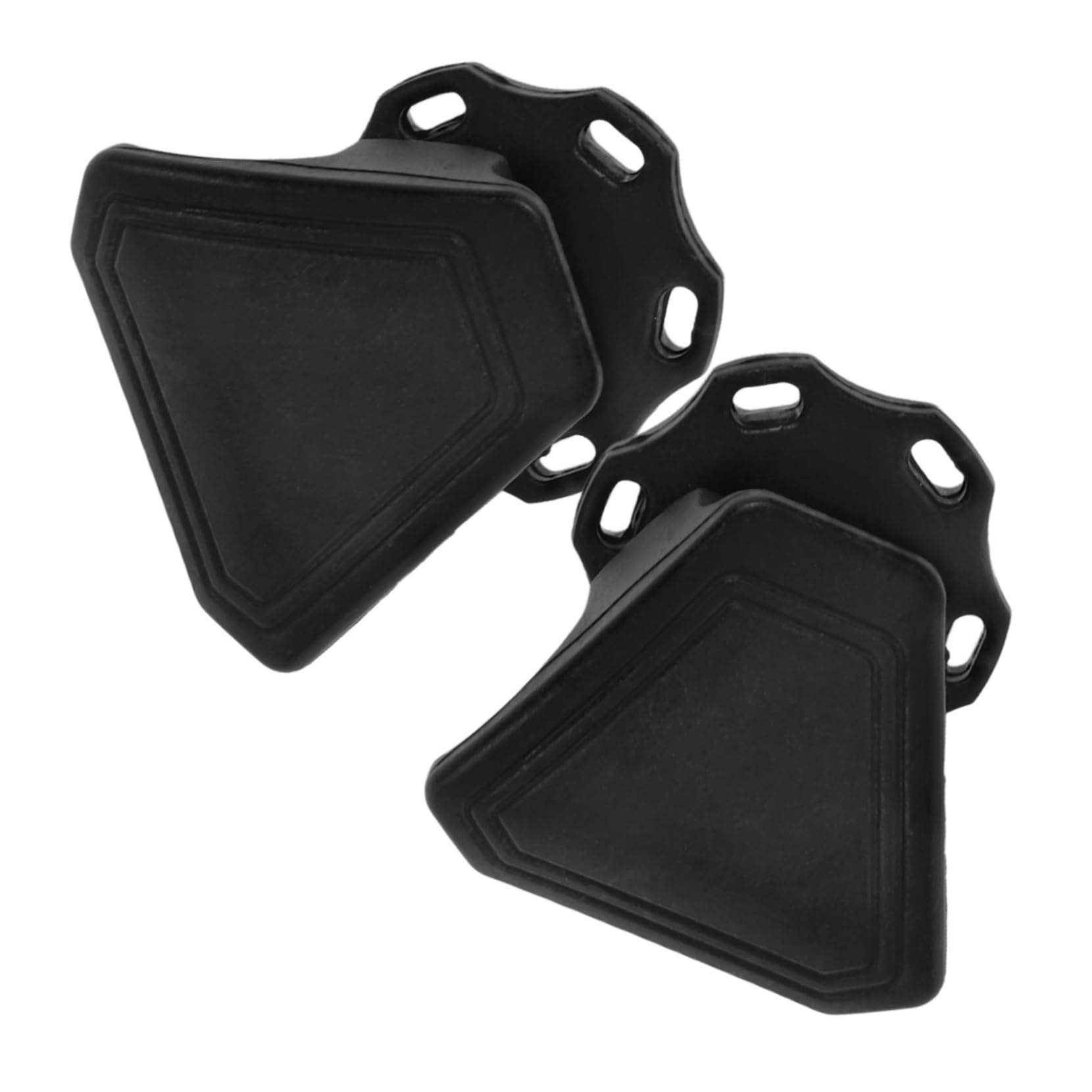 BRIGHTFUFU 1 Pair American Football Helmet Visor Clips Visor Fasteners for Football Helmets Sturdy Visor Supplies