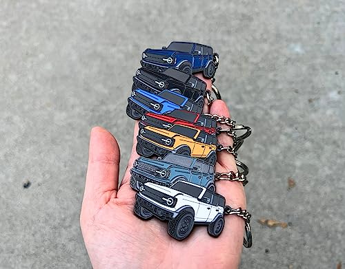 image for FOUR WHEEL BEAST Bronco Keychain Accessories 2023 4 door key chain Fob
