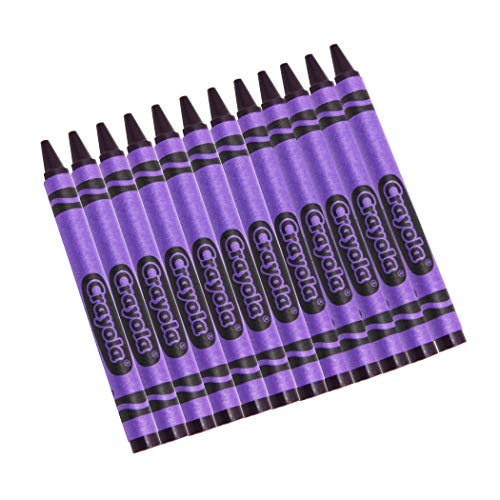 Crayola Crayons, Violet Purple, Single Color Crayon Refill, 12 Count Bulk Crayons, School Supplies