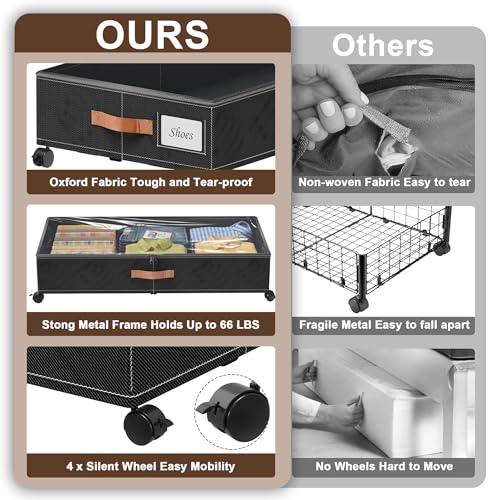 DGFCK Under Bed Storage with Wheels の商品画像 2