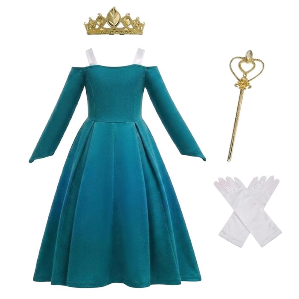 Lito Angels Adventure Princess Costume for Girls Age 6-7 Years, Blue