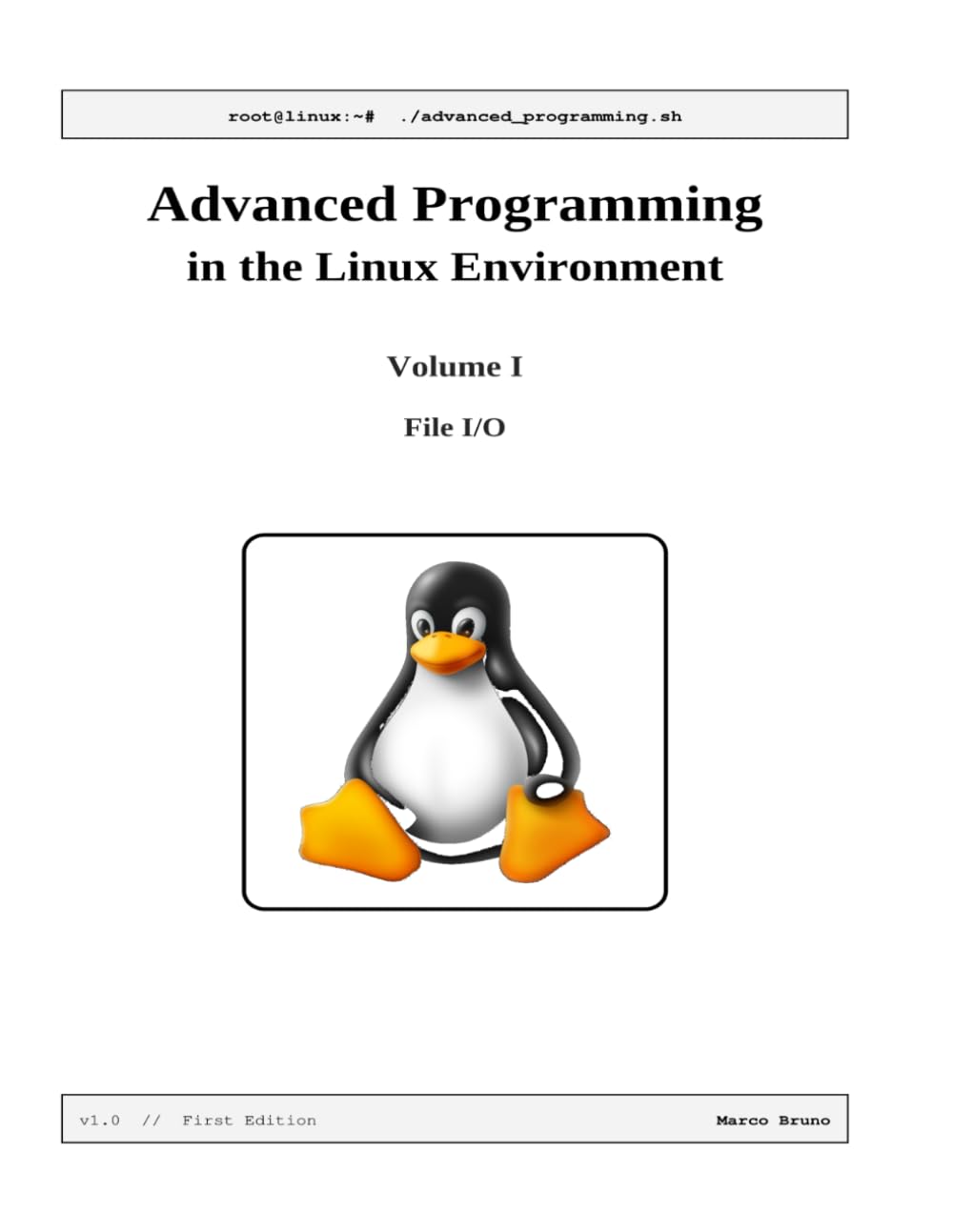 Advanced Programming in the Linux Environment: Volume I - File I/O