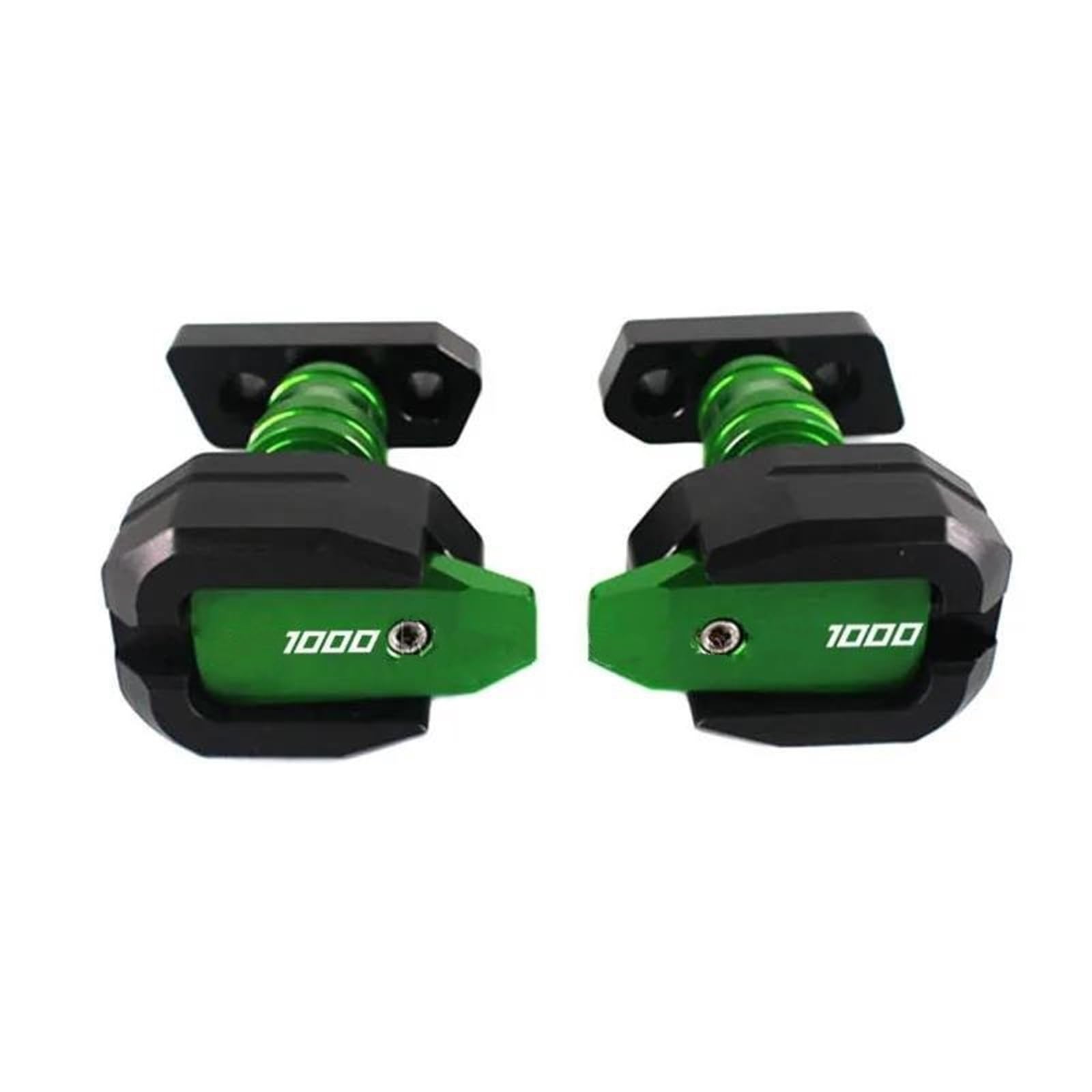 Motorrad-Rahmengleiter, Crash Für Kawasaki Z1000 Z 1000 Z 1000 Z1000 2007 2008 2009, Antikollisionspolster, Fallschutz Motorrad-Rahmengleiter, Sturzschutz(Grün)
