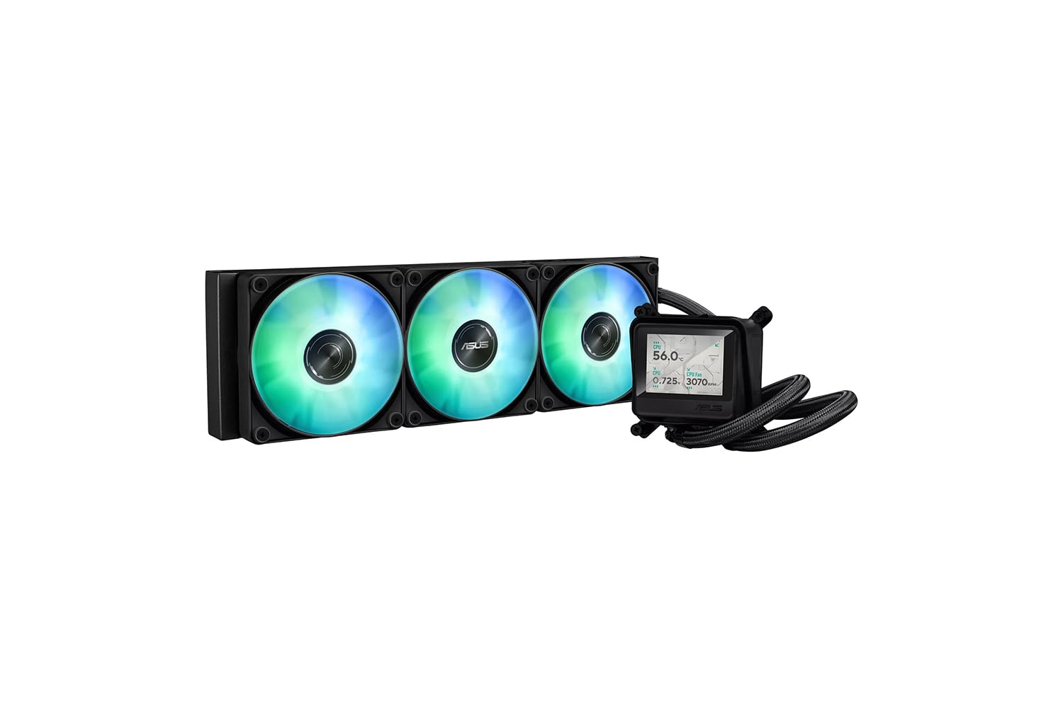 ASUS MAX Gaming LC 360 ARGB LCD, czarny (90RC01G1-B0EAY0)