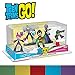 Funko 24118 HEROWORLD Teen Titans Go DC Comics Action Figure Core Set of Beast Boy, Cyborg, Jinx, Raven, Robin, Multi