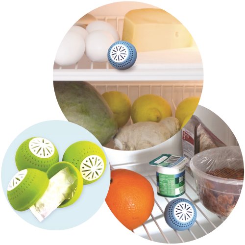 Lotto di 2 sfere diffusore anti-odore, per