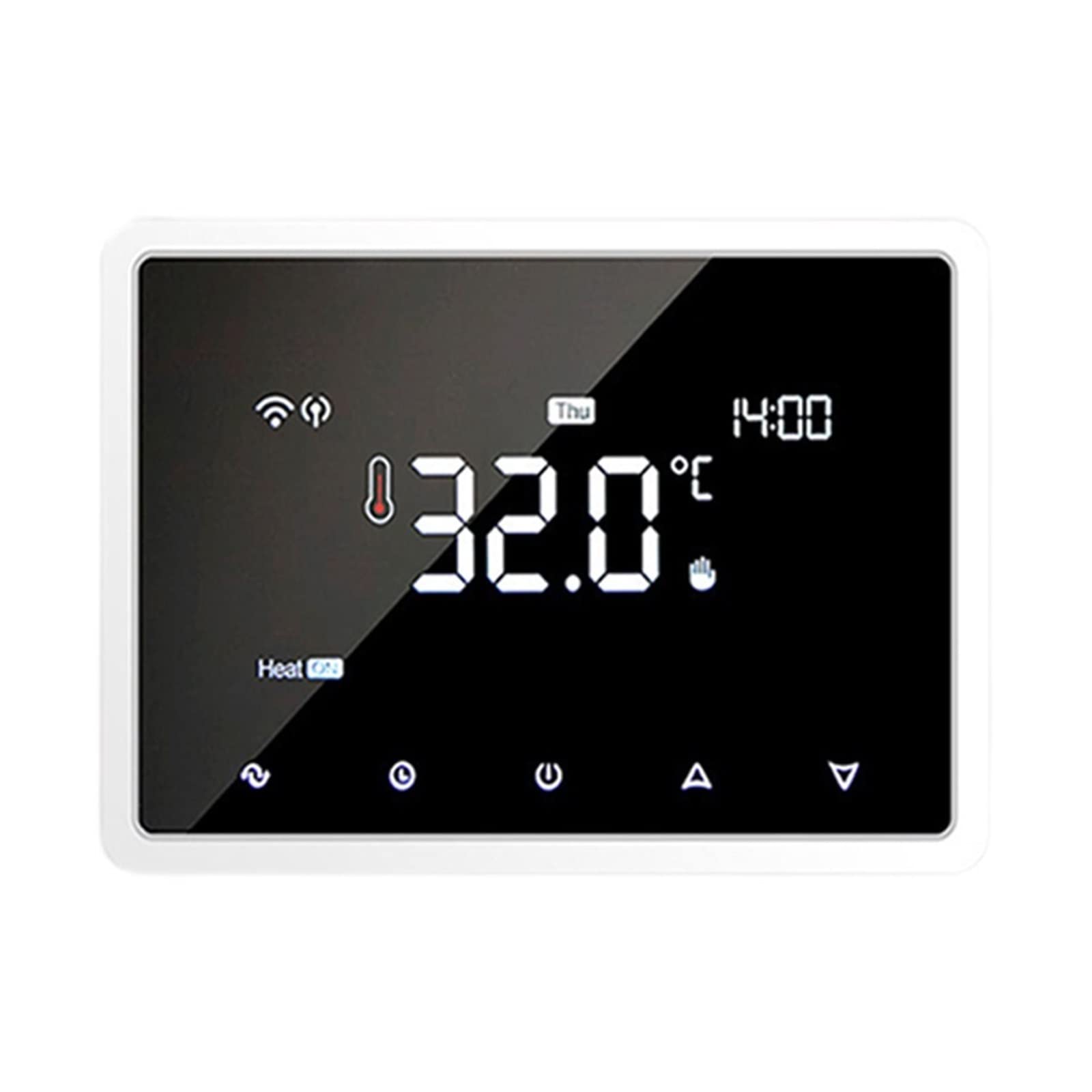 Termometro da interno igrometro digitale Tuya Wireless WIFI Termostato termostato di temperatura di temperatura del riscaldamento del pavimento d'acqua intelligente. Con display LCD