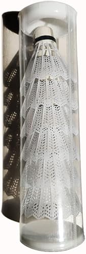 Miniatura 7 de Toddmomy 12pcs Shuttle Cork Birdies Balls Shuttlecock Badminton Foam Sports Transparent Bucket Child Badminton High Badminton Outdoor Shuttlecocks