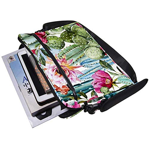 Sacoche ordinateur 14 pouces multicolore à fleurs et housse PC portable 13 pouces
