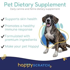 Dog Products – Tasty Dietary Supplement Supporting Skin, Immune Health, and Dog Allergy Relief. Replace Probiotics for Dogs