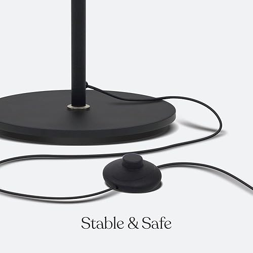 Miniatura 8 de Brightech Nova - Lámpara de pie moderna que cambia de color, lámpara LED con impresionante gradiente de color RGB y colgante contemporáneo de 3