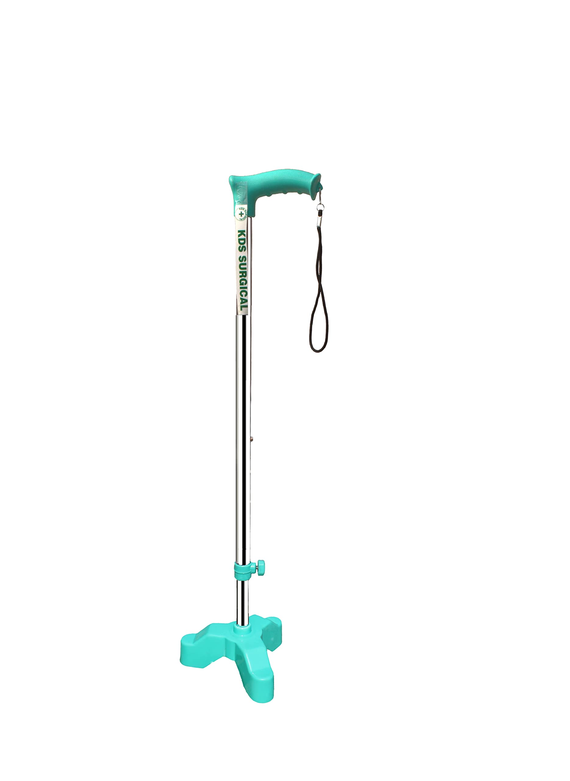 Kds Surgical 3 Leg PVC Dori Height Adjustable Men/Women/Old People Patient Walking Stick (C Green) (B0BZPW6ZD1) Amazon Price History, Amazon Price Tracker