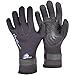 Neo-Sport womens 3MM & 5MM Premium Neoprene Five Finger Wetsuit Gloves with Gator Elastic Wrist Band. Use for All Watersports, Diving, Boating, Cleaning gutters, Pond and Aquarium Maintenance, Black, X-Large