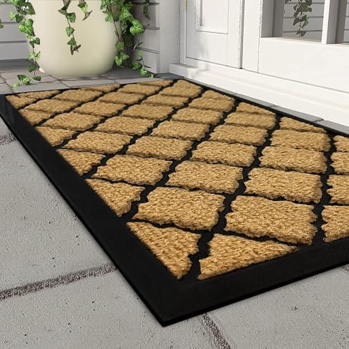 Heavy Duty Thick Coir & Rubber Non-Slip Entrance Door Mat, 60 - View #7