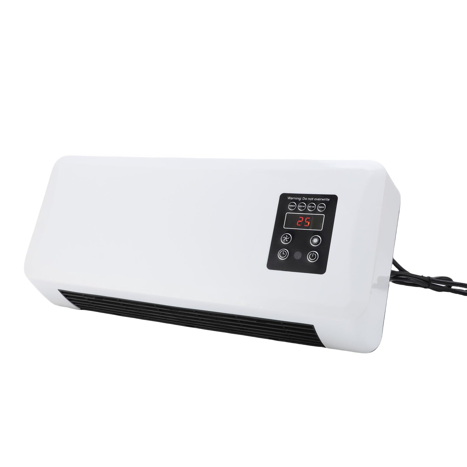 Yinhing Mini Klimatyzator ścienny Cichy, Przenośny Klimatyzator 2 w 1 Chłodzący i Grzewczy z Pilotem do Sypialni, Biura, Materiału ABS (wtyczka UE 220V)