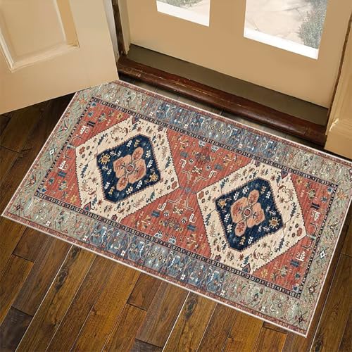 Tapis de couloir 80x100 cm antidérapant et lavable - 4
