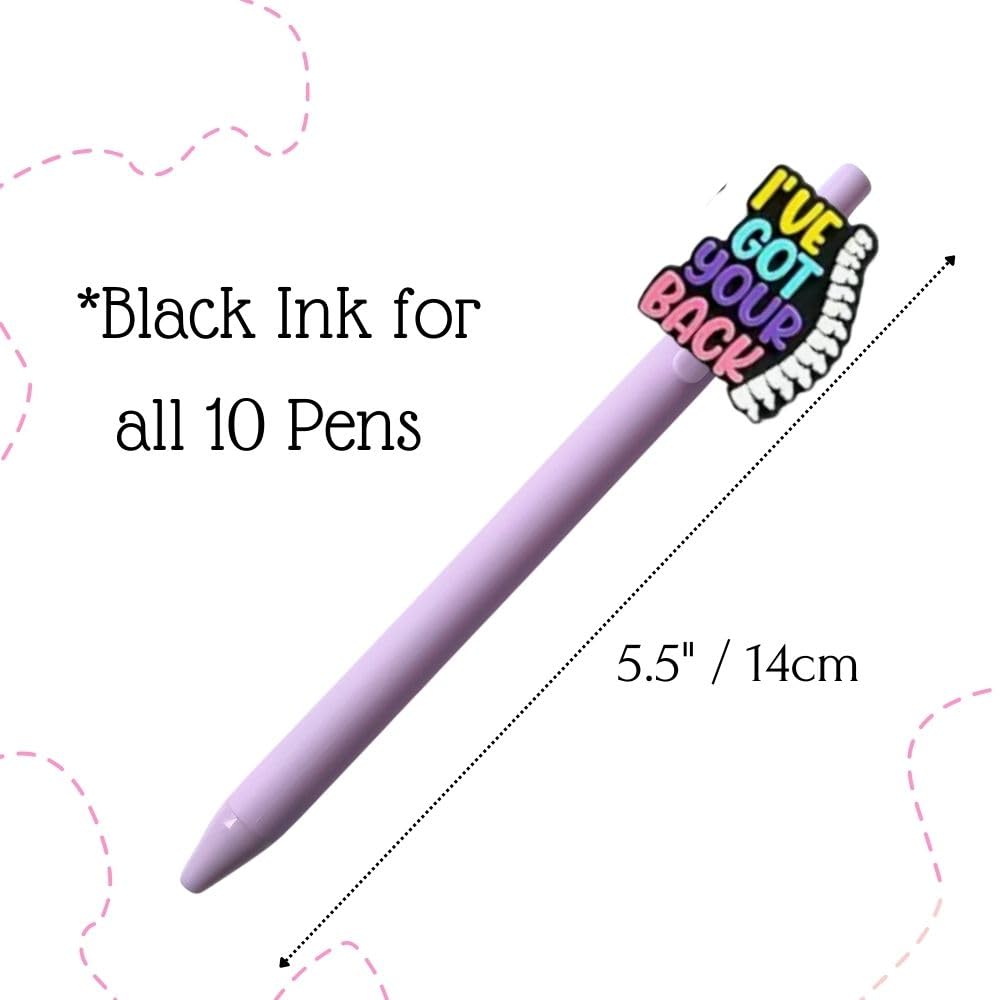 6PC Physical Therapy Pens PT Physio Therapist Student Doctor Occupational OT Workers Education Essentials Must Haves Fun Best Rehab Team Month Decoration Office Supplies Accessories Gift Ideas