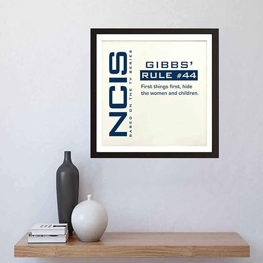 Amazon I Zehibho I ウォールアート Ncis Gibbs Rule 44 アートワーク装飾 自宅 オフィス 学校 カフェ アートプリント 12x12インチ フレーム付き アートフレーム ポスター オンライン通販 Amazon I Zehibho I ウォールアート Ncis Gibbs Rule 44 アートワーク装飾 自宅 オフィス 学校 カフェ アートプリント 12x12インチ フレーム付き アートフレーム ポスター オンライン通販