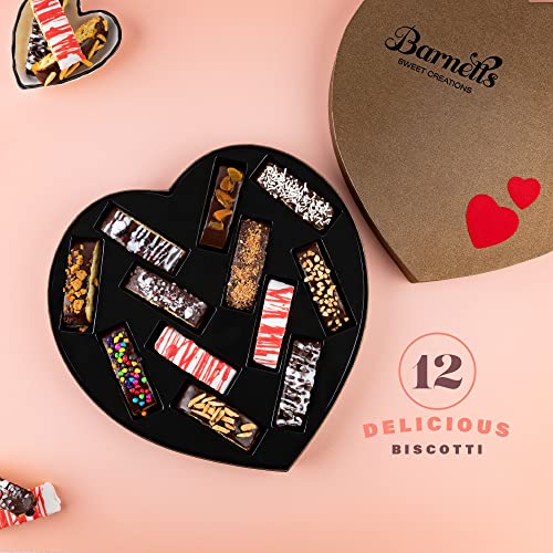 Valentines Day Chocolate Gift Baskets, Biscotti Cookie Chocolates Box, Covered Cookies Holiday Gifts, Mens Food Delivery Ideas, Gourmet Candy Basket For Women Him Her Mom Daughter Wife Kids - Image 5