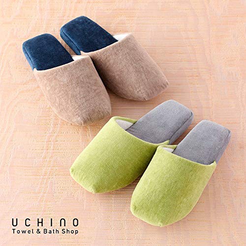 内野 マットギャラリー クイックドライ スリッパ トイレスリッパ グリーン